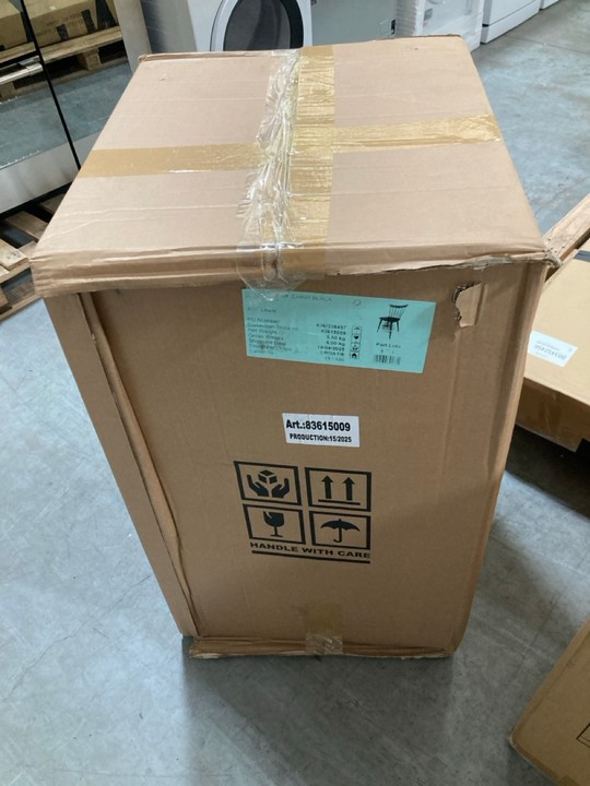 Lot 299  
            Marchington SR10 - Delivery or Collection 

                
JOHN LEWIS & PARTNERS PAIR OF SPINDLE BACK CHAIRS IN BLACK ORIGINAL RRP: £279: LO...