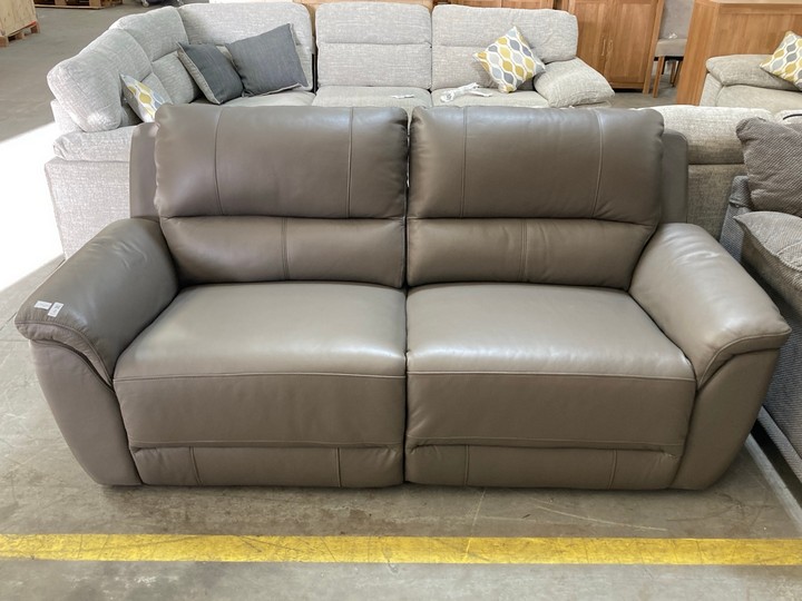 Lot 2  
            Marchington SR10 - Delivery or Collection 

                
OAK FURNITURELAND THEO 3 SEATER POWER RECLINER SOFA IN ELEPHANT GREY LEATHER - OR...