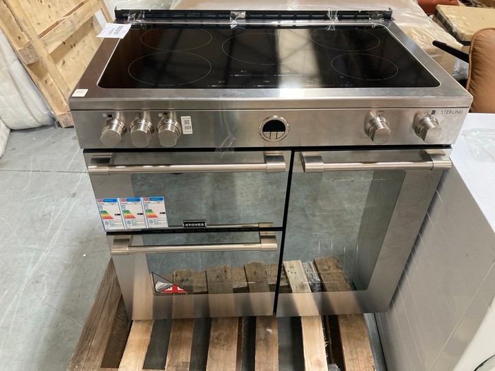 Lot 301  
            Marchington SR10 - Delivery or Collection 

                
STOVES 90CM ELECTRIC RANDE COOKER WITH INDUCTION HOB: MODEL S900EI - ORIGINAL RRP...