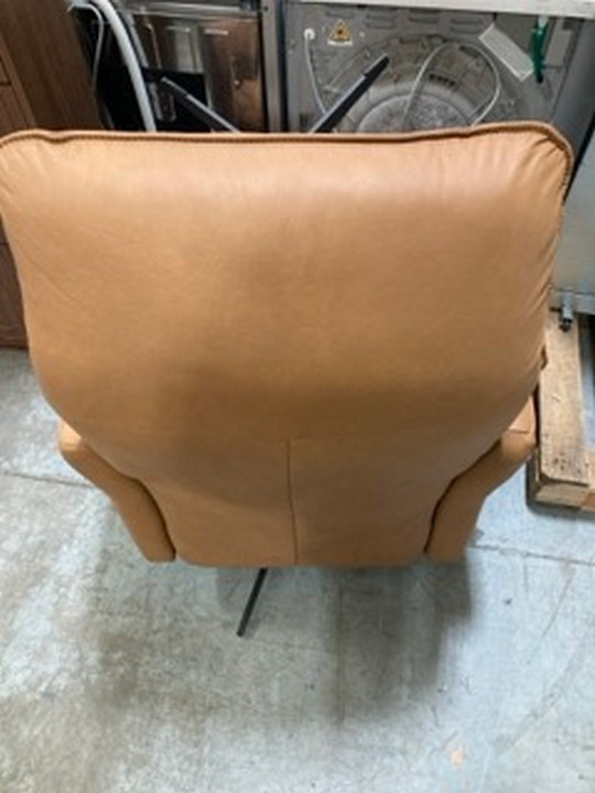 Lot 313  
            Marchington SR10 - Delivery or Collection 

                
JOHN LEWIS & PARTNERS RELAXED RECLINER CHAIR WITH FOOTSTOOL IN TAN LEATHER ORIGIN... - Image 2
