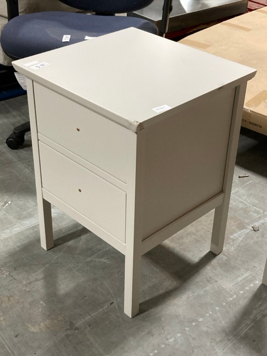 Lot 326  
            Marchington SR10 - Delivery or Collection 

                
JOHN LEWIS & PARTNERS 2 DRAWER BEDSIDE TABLE IN LINEN ORIGINAL RRP: £118: LOCATIO... - Image 2