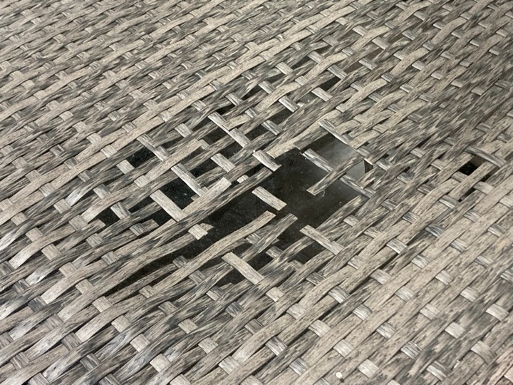 Lot 332  
            Marchington SR10 - Delivery or Collection 

                
JOHN LEWIS & PARTNERS ALORA RATTAN DINING SET IN GREY ORIGINAL RRP: £823: LOCATIO...