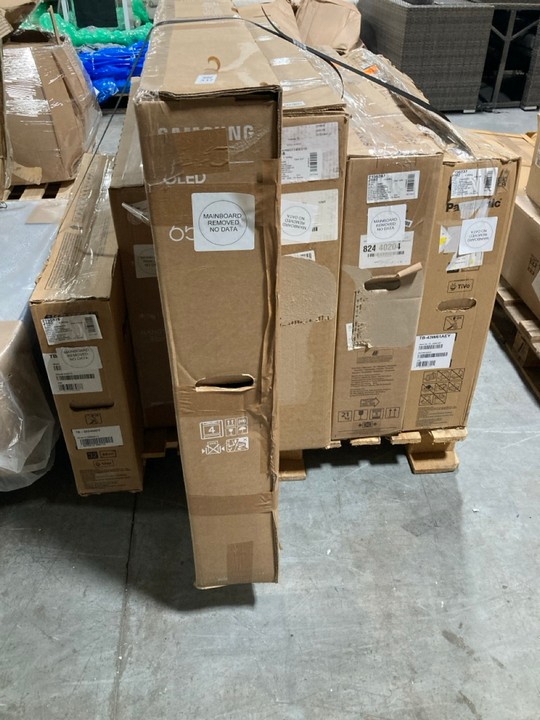 Lot 337  
            Marchington SR10 - Collection 

                
(COLLECTION ONLY) PALLET OF ASSORTED TVS WITH MAINBOARDS REMOVED TO INCLUDE SONY ... - Image 4