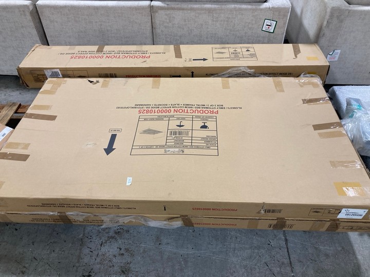 Lot 339  
            Marchington SR10 - Delivery or Collection 

                
JOHN LEWIS & PARTNERS EMILY OTTOMAN BED 180 X 200CM COTTON EFFECT IN BEIGE ORIGIN...