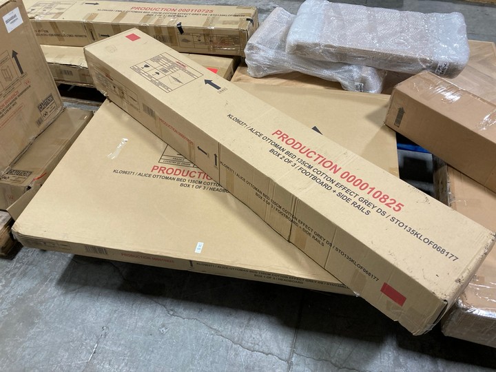 Lot 345  
            Marchington SR10 - Delivery or Collection 

                
JOHN LEWIS & PARTNERS ALICE OTTOMAN BED 135 X 190CM COTTON EFFECT IN GREY ORIGINA...