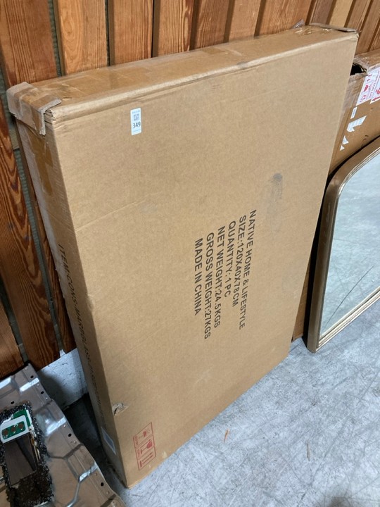 Lot 349  
            Marchington SR10 - Delivery or Collection 

                
NEXT MARBLE GLASS CONSOLE TABLE ORIGINAL RRP: £560: LOCATION - A1 - Image 2