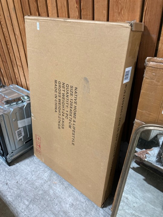 Lot 349  
            Marchington SR10 - Delivery or Collection 

                
NEXT MARBLE GLASS CONSOLE TABLE ORIGINAL RRP: £560: LOCATION - A1 - Image 3