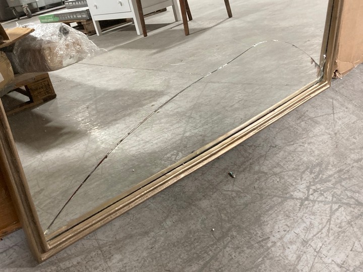 Lot 350  
            Marchington SR10 - Collection 

                
(COLLECTION ONLY) NKUKU ALMORA ARCHED MIRROR IN ANTIQUE BRASS ORIGINAL RRP: £575:... - Image 2