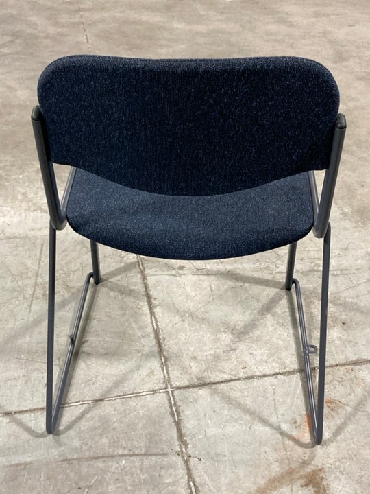 Lot 362  
            Marchington SR10 - Delivery or Collection 

                
VESTA LIGHTWEIGHT STACKING CHAIR WITH ANTHRACITE FRAME AND DARK BLUE COMBINATION ...
