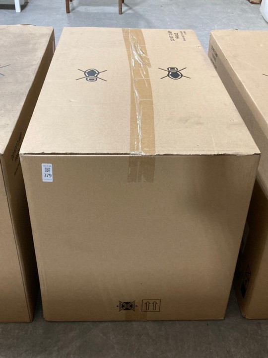 Lot 379  
            Marchington SR10 - Delivery or Collection 

                
APELSON 80CM ANGLED GLASS HOOD IN COPPER & WHITE MODEL: ICON80CW ORIGINAL RRP: £2...