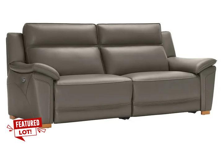 Lot 38  
            Marchington SR10 - Delivery or Collection 

                
OAK FURNITURELAND DUNE 3 SEATER ELECTRIC RECLINER WITH POWER HEADREST RIGHT HAND ...