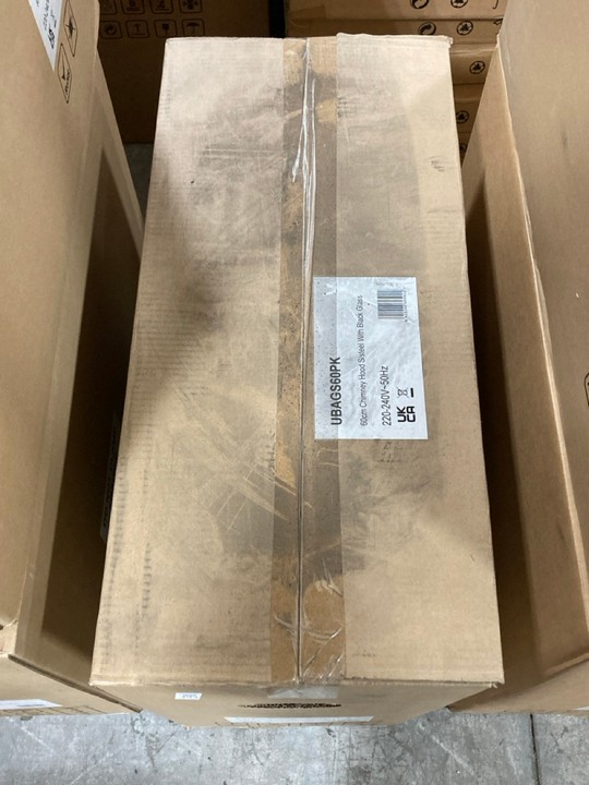 Lot 393  
            Marchington SR10 - Delivery or Collection 

                
APELSON 60CM CHIMNEY COOKER HOOD IN STAINLESS STEEL WITH WHITE GLASS - ORIGINAL R...