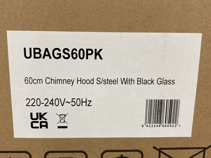 Lot 395  
            Marchington SR10 - Delivery or Collection 

                
APELSON 60CM CHIMNEY COOKER HOOD IN STAINLESS STEEL WITH WHITE GLASS - ORIGINAL R... - Image 3