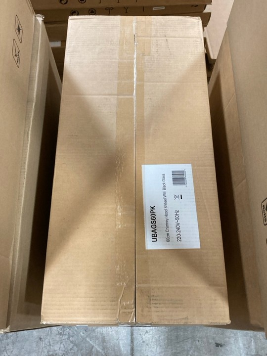 Lot 395  
            Marchington SR10 - Delivery or Collection 

                
APELSON 60CM CHIMNEY COOKER HOOD IN STAINLESS STEEL WITH WHITE GLASS - ORIGINAL R... - Image 4