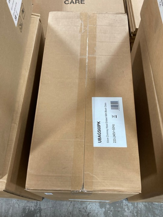 Lot 399  
            Marchington SR10 - Delivery or Collection 

                
APELSON 60CM CHIMNEY COOKER HOOD IN STAINLESS STEEL WITH WHITE GLASS - ORIGINAL R... - Image 4