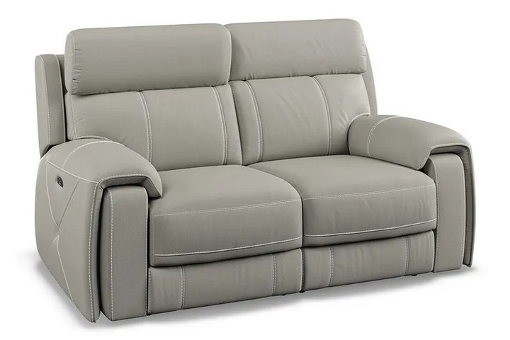 Lot 40  
            Marchington SR10 - Delivery or Collection 

                
OAK FURNITURELAND LEO 2 SEATER POWER RECLINER LEATHER SOFA IN TAUPE - ORIGINAL RR...