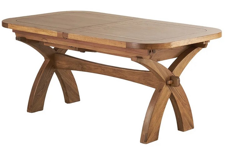 Lot 42  
            Marchington SR10 - Delivery or Collection 

                
OAK FURNITURELAND HERCULES EXTENDING DINING TABLE IN NATURAL SOLID OAK FINISH - O...