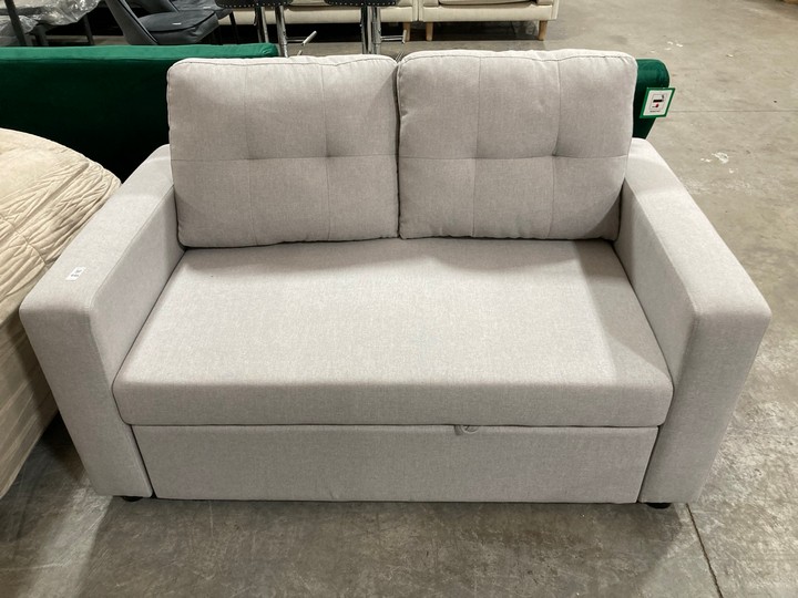 Lot 446  
            Marchington SR10 - Delivery or Collection 

                
DREAM INTERIORS 2 SEATER SOFA BED IN GREY: LOCATION - C8