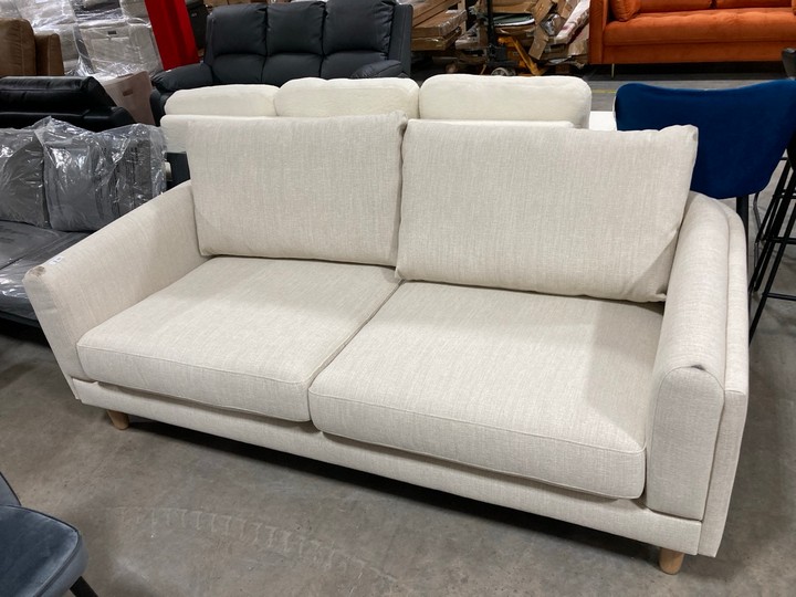 Lot 456  
            Marchington SR10 - Delivery or Collection 

                
DREAMS INTERIORS 2 SEATER SOFA IN CREAM: LOCATION - C8