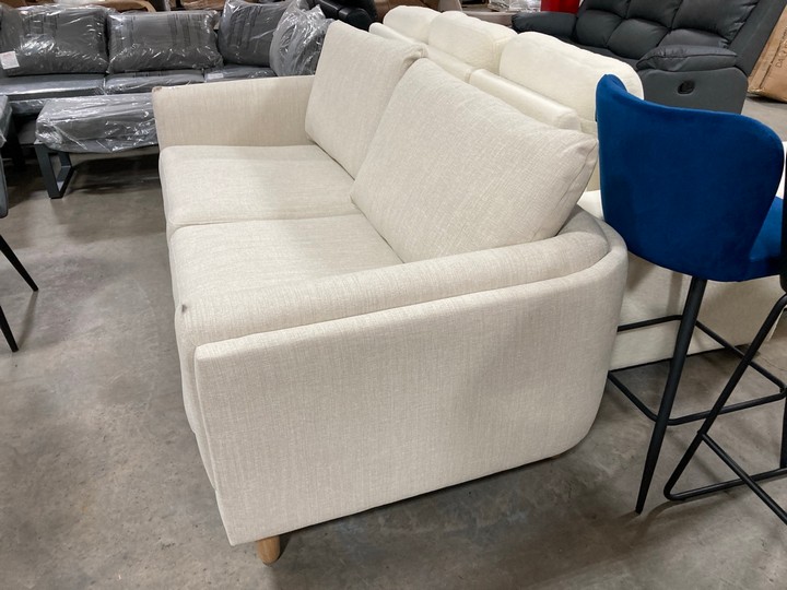 Lot 456  
            Marchington SR10 - Delivery or Collection 

                
DREAMS INTERIORS 2 SEATER SOFA IN CREAM: LOCATION - C8 - Image 2