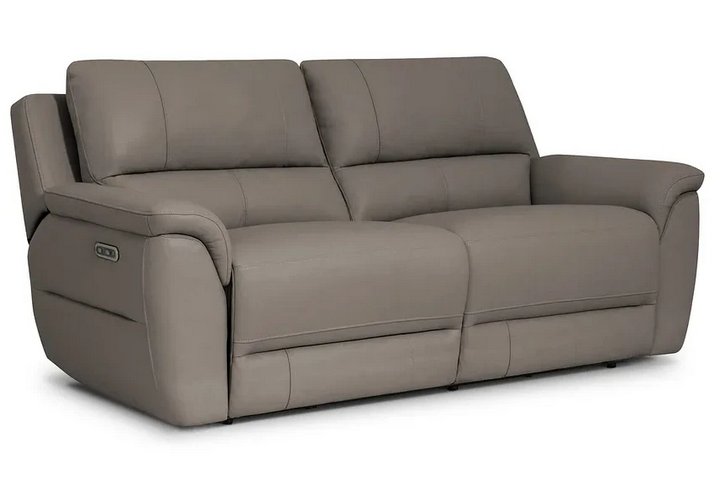 Lot 45  
            Marchington SR10 - Delivery or Collection 

                
OAK FURNITURELAND THEO 3 SEATER SOFA IN ELEPHANT GREY LEATHER - ORIGINAL RRP £2,6...