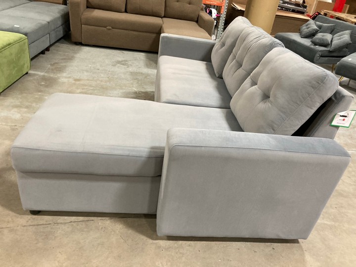 Lot 475  
            Marchington SR10 - Delivery or Collection 

                
DREAMS INTERIORS LARGE 3 SEATER RIGHT HAND FACING CHAISE END STORAGE CORNER SOFA ... - Image 2