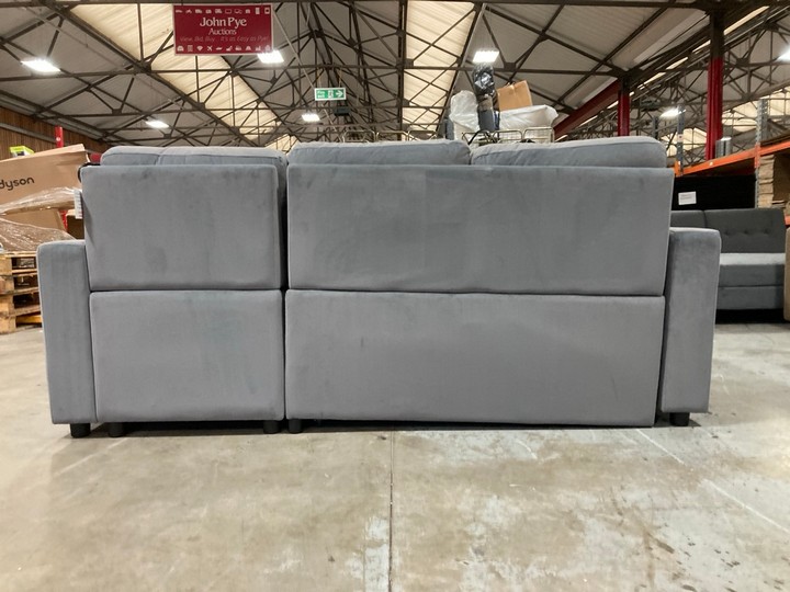 Lot 475  
            Marchington SR10 - Delivery or Collection 

                
DREAMS INTERIORS LARGE 3 SEATER RIGHT HAND FACING CHAISE END STORAGE CORNER SOFA ... - Image 4