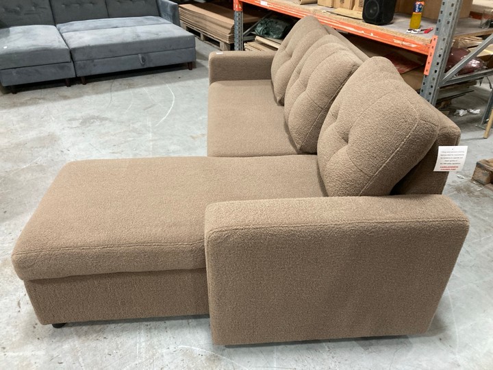 Lot 476  
            Marchington SR10 - Delivery or Collection 

                
DREAMS INTERIORS LARGE 3 SEATER RIGHT HAND FACING CHAISE END STORAGE CORNER SOFA ... - Image 3