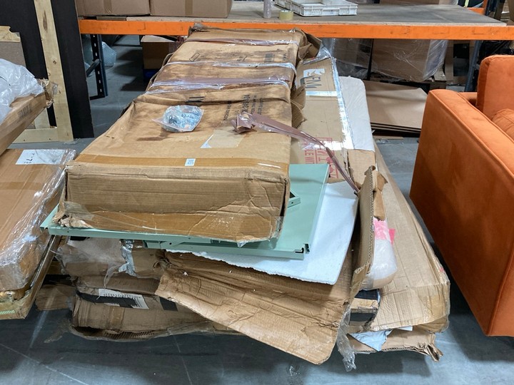 Lot 479  
            Marchington SR10 - Delivery or Collection 

                
PALLET OF ASSORTED HOME FURNITURE COMPONENTS: LOCATION - C8 (KERBSIDE PALLET DELI...