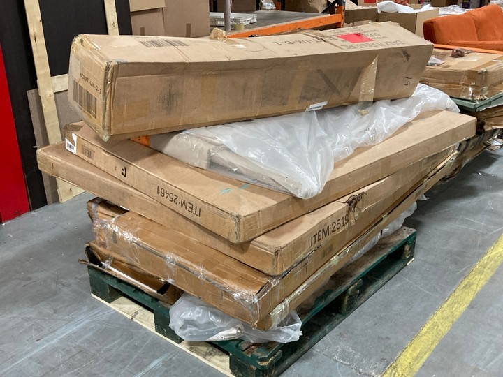 Lot 480  
            Marchington SR10 - Delivery or Collection 

                
PALLET OF ASSORTED HOME FURNITURE COMPONENTS: LOCATION - C8 (KERBSIDE PALLET DELI...