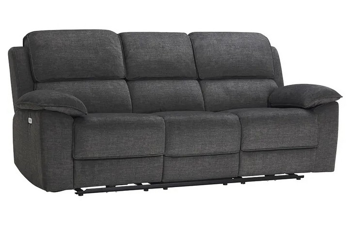 Lot 50  
            Marchington SR10 - Delivery or Collection 

                
OAK FURNITURELAND GOODWOOD 3 SEATER POWER RECLINER SOFA IN MILLER GREY FABRIC - O...