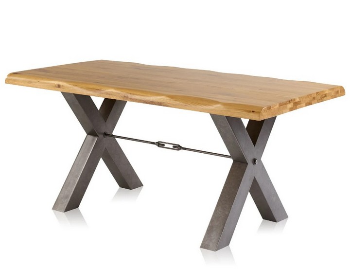 Lot 58  
            Marchington SR10 - Delivery or Collection 

                
OAK FURNITURELAND BROOKLYN LIVING EDGE 6FT DINING TABLE - ORIGINAL RRP £959.99: L...