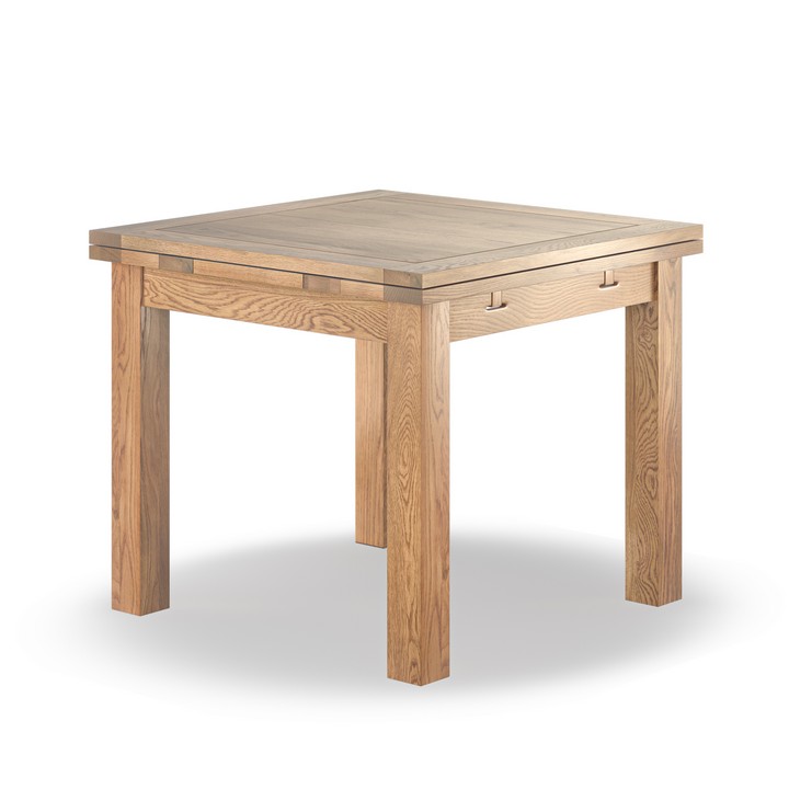 Lot 64  
            Marchington SR10 - Delivery or Collection 

                
OAK FURNITURELAND 3FT X 3FT OAK EXT. DINING TABLE - ORIGINAL RRP £280.00: LOCATIO...