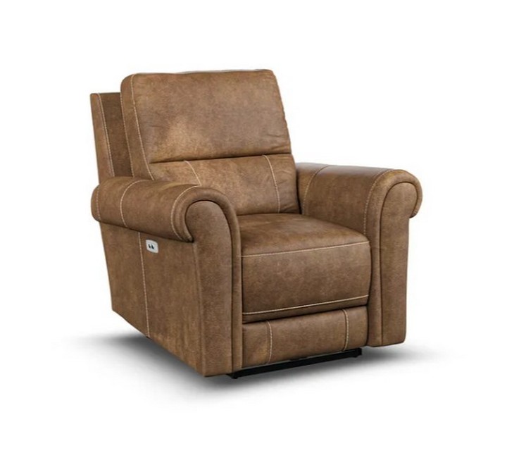 Lot 82  
            Marchington SR10 - Delivery or Collection 

                
OAK FURNITURELAND COLORADO ELECTRIC RECLINER ARMCHAIR IN RANCH BROWN FABRIC - ORI...
