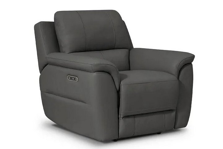 Lot 83  
            Marchington SR10 - Delivery or Collection 

                
OAK FURNITURELAND THEO POWER RECLINER ARMCHAIR IN ELEPHANT GREY LEATHER - ORIGINA...