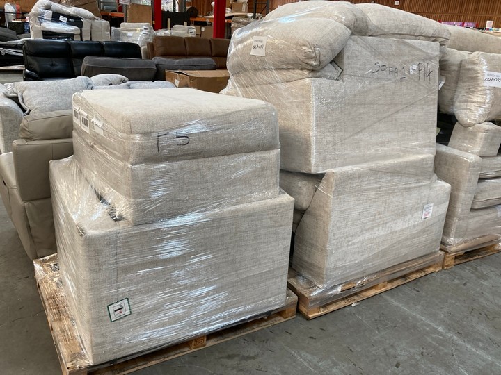 Lot 86  
            Marchington SR10 - Delivery or Collection 

                
OAK FURNITURELAND MALVERN 3 SEATER MODULAR CORNER SOFA IN BEIGE FABRIC - ORIGINAL...