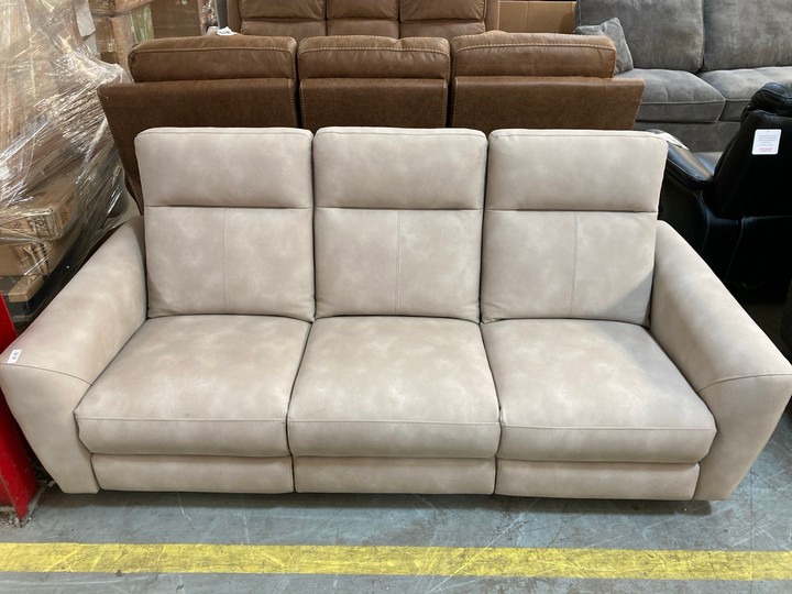 Lot 98  
            Marchington SR10 - Delivery or Collection 

                
OAK FURNITURELAND DYLAN 3 SEATER ELECTRIC RECLINER SOFA IN OXFORD BEIGE FABRIC - ...