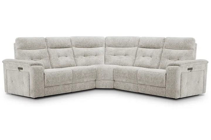 Lot 99  
            Marchington SR10 - Delivery or Collection 

                
OAK FURNITURELAND JUNO LARGE POWER RECLINER CORNER SOFA IN DOVE GREY FABRIC - ORI...