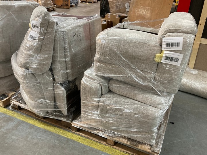 Lot 99  
            Marchington SR10 - Delivery or Collection 

                
OAK FURNITURELAND JUNO LARGE POWER RECLINER CORNER SOFA IN DOVE GREY FABRIC - ORI...