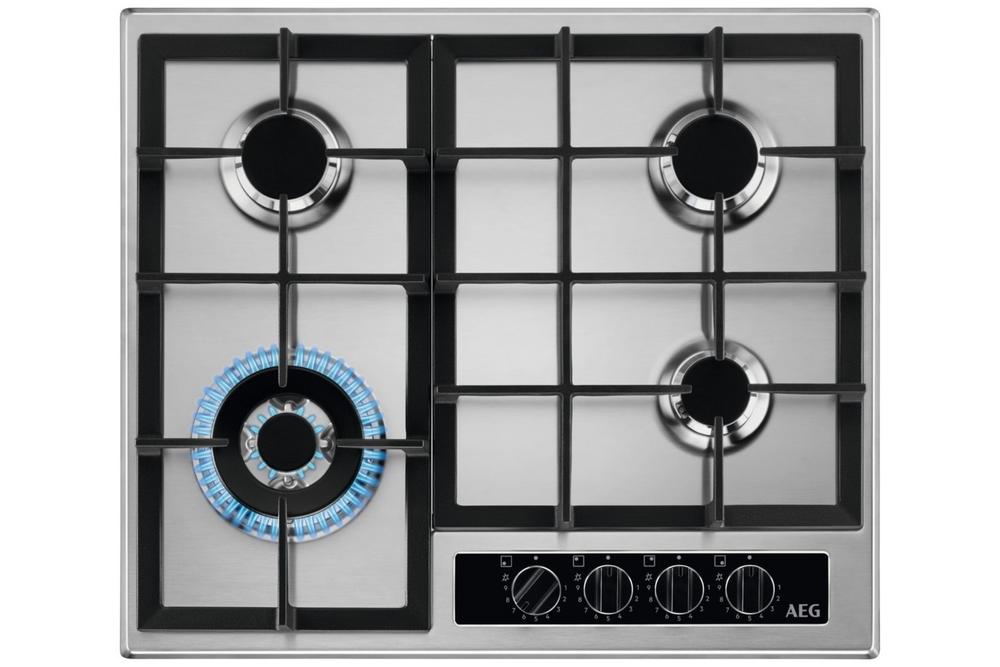 Lot 128  
            Chesterfield SR35- Collection or Optional Delivery Available 

                
AEG 4-BURNER GAS HOB IN STAINLESS STEEL MODEL: HGB64420YM - ORIGINAL RRP £359 (LO...