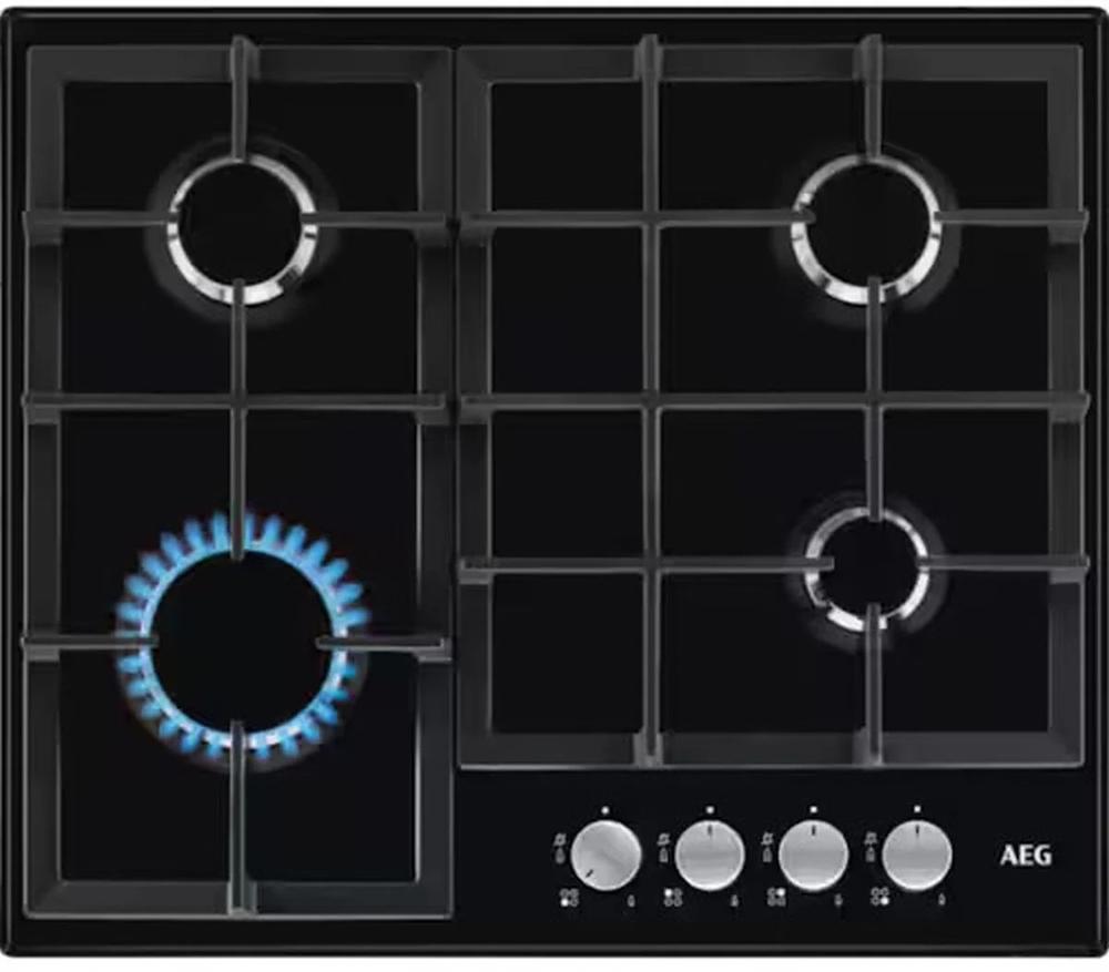 Lot 132  
            Chesterfield SR35- Collection or Optional Delivery Available 

                
AEG 3000 SERIES 4 BURNER GAS HOB WITH WOK BURNER IN BLACK MODEL: HGX64200SB - ORI...