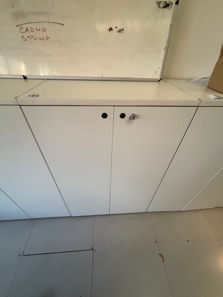 Lot 103  
            Offsite, Nottingham - Collection Only 

                
White 2 Door Cabinet