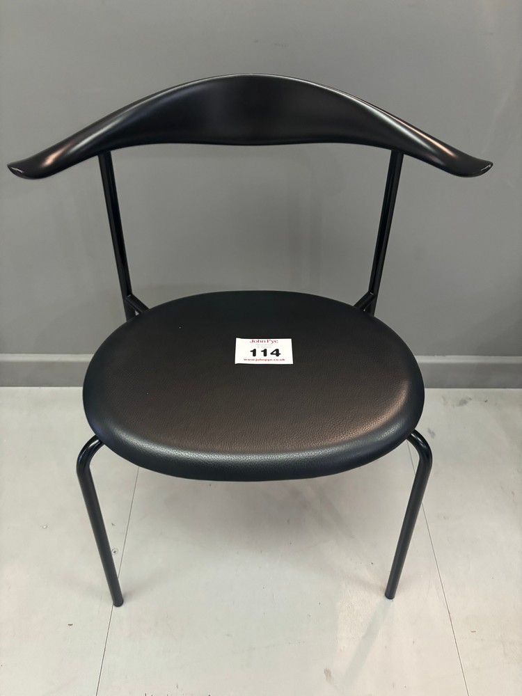 Lot 114  
            Offsite, Nottingham - Collection Only 

                
Hans Wegner Dining Chair in Black