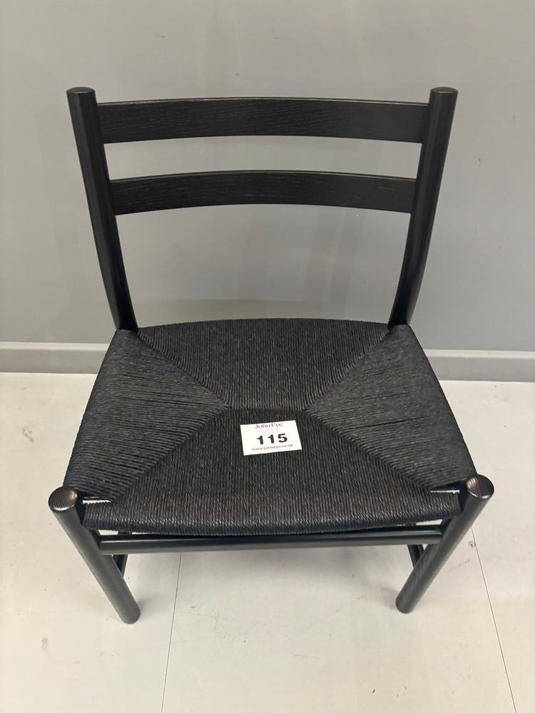 Lot 115  
            Offsite, Nottingham - Collection Only 

                
Hans Wegner Dining Chair in Black