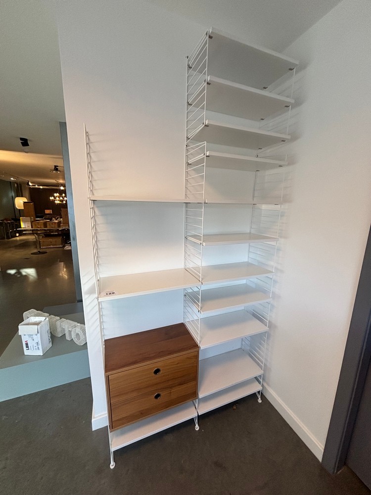 Lot 129  
            Offsite, Nottingham - Collection Only 

                
White Shelving Unit