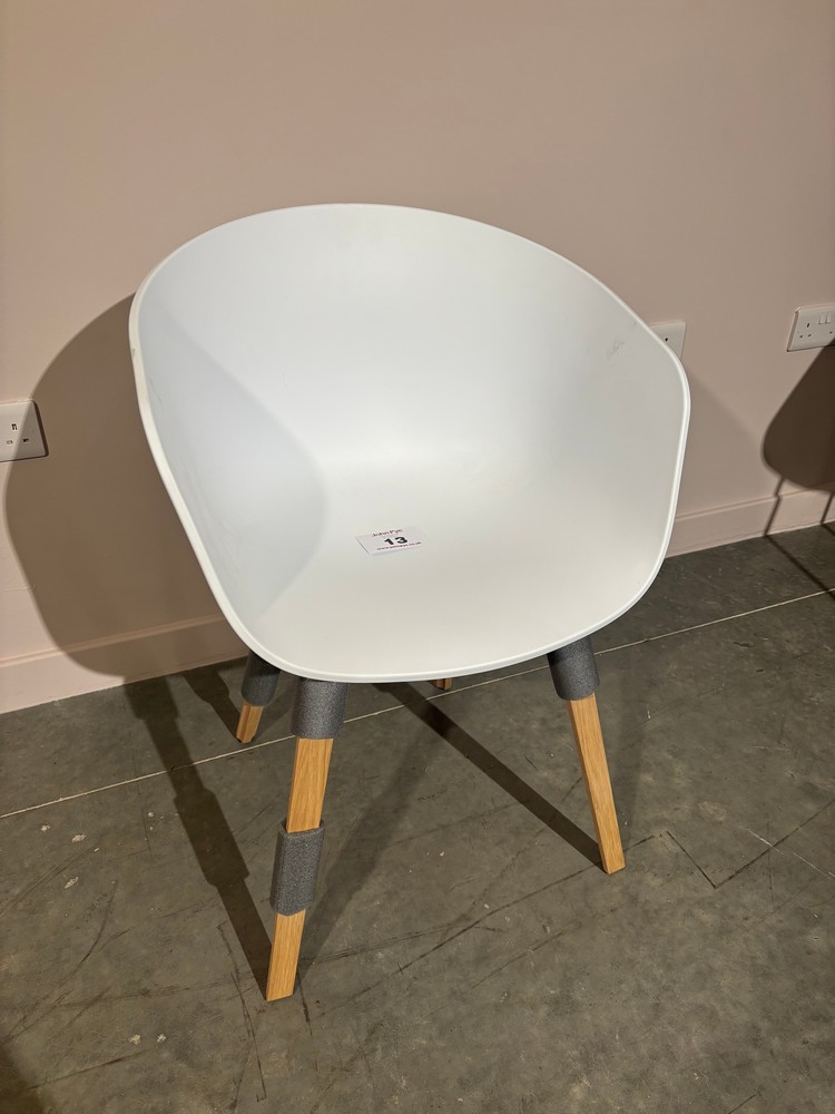 Lot 13  
            Offsite, Nottingham - Collection Only 

                
Hay About A Chair Tub Chair in Black with Clear Lacquered Oak Veneer Legs Origina...
