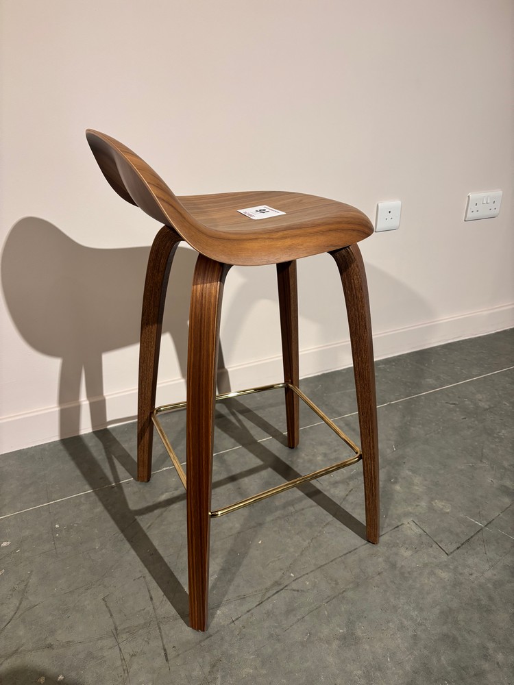 Lot 16  
            Offsite, Nottingham - Collection Only 

                
GUBI Wooden Bar Stool in Walnut, Seat Height 65cm