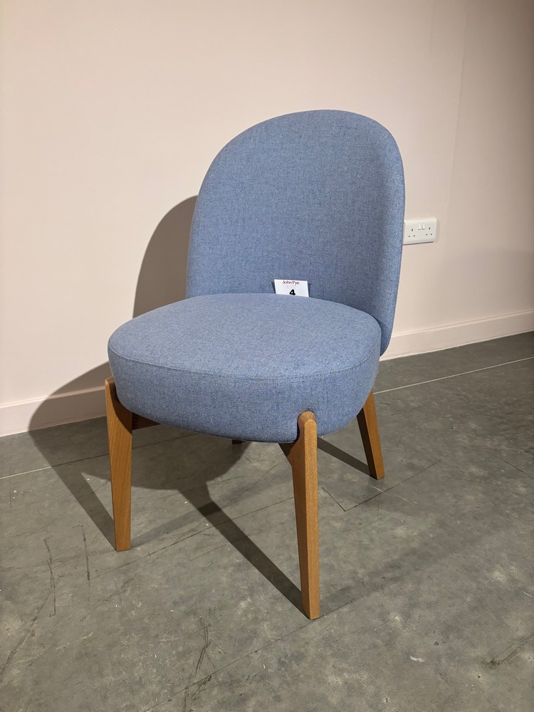 Lot 4  
            Offsite, Nottingham - Collection Only 

                
Blue Upholstered Chair, In Fire Compliant Fabrics with BS Label
