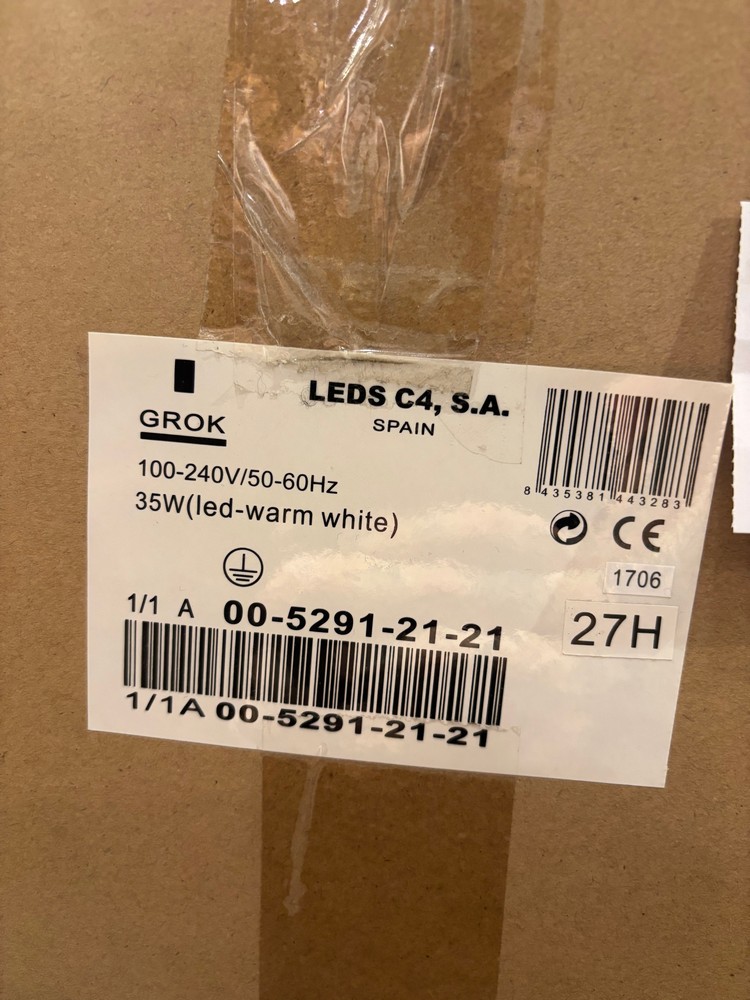 Lot 64  
            Offsite, Nottingham - Collection Only 

                
LEDS C4 Multi Drop Pendant, Five Chrome LED Pendants Complete with Ceiling Fixing...