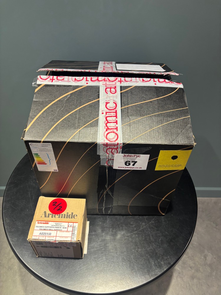 Lot 67  
            Offsite, Nottingham - Collection Only 

                
Artemide Tolomeo Wall Light